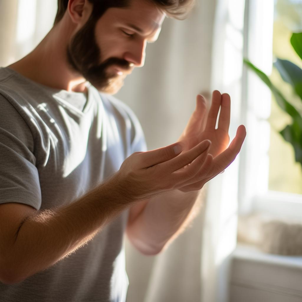 男士徒手私密养护是手y吗