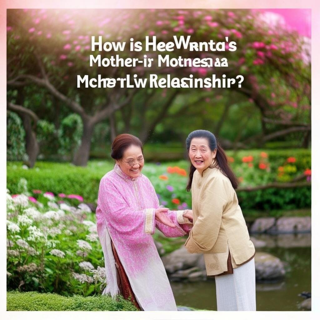 何雯娜婆媳关系怎么样