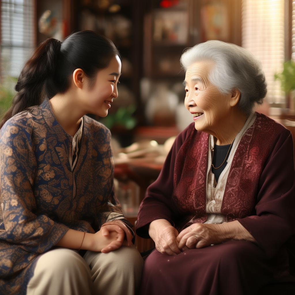 主导婆媳关系的句子怎么说