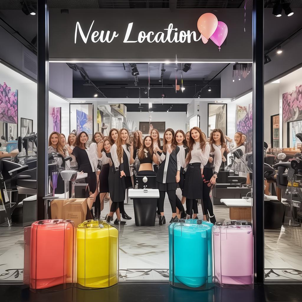 美业店搬新址怎么拍抖音